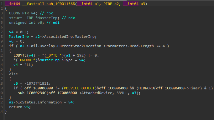 Function decompilation