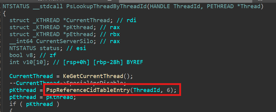 PspReferenceCidTableEntry